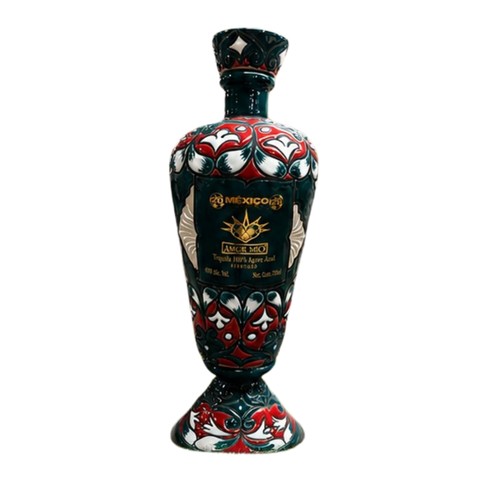 buy Amor Mio Reposado Ceramic Tequila FIFA World Cup Mexico Edition 750ml- Bottle Shipping 