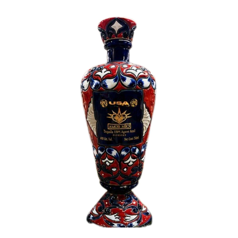 Buy Amor Mio Reposado Ceramic Tequila FIFA World Cup USA Edition - Bottle shipping