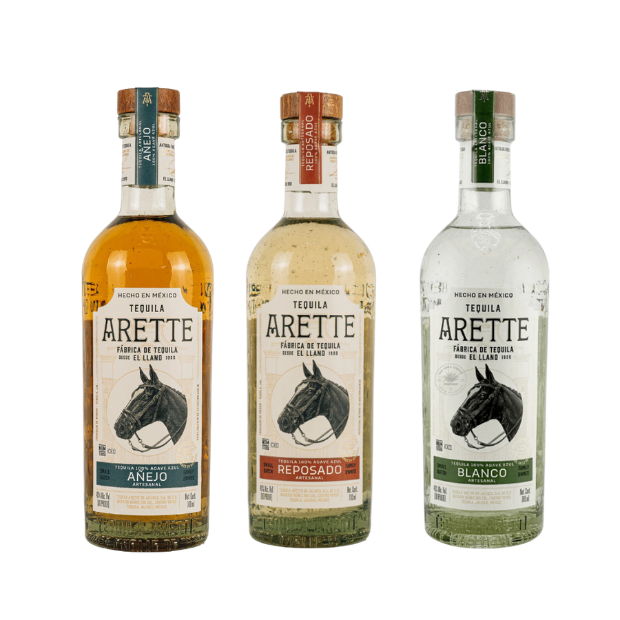 Buy Arette Anejo, Reposado & Blanco Tequila Bundle 750ml | Bottle Shipping 