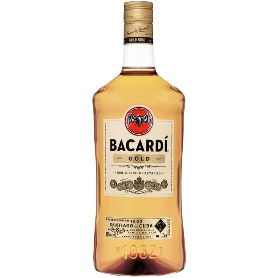 Buy Bacardi Gold Rum 1.75L - Bottle Shipping