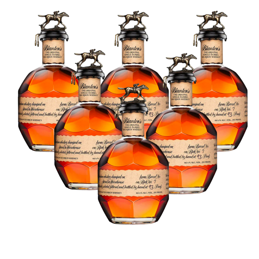 Buy 
Blanton's Original Single Barrel Bourbon 6PKS Bundle | Bottle Shipping 