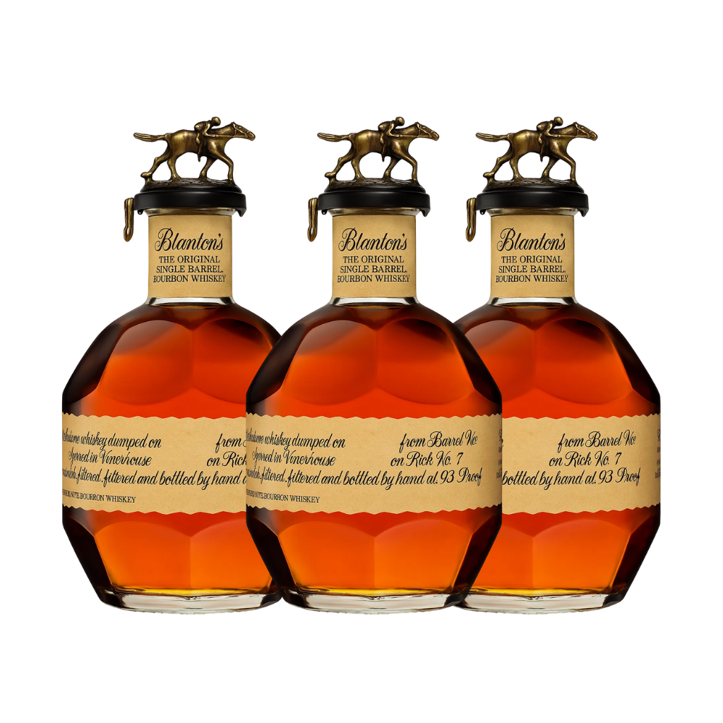 Buy Blanton's Single Barrel Bourbon Whiskey 3-Bottle Bundle - Bottle Shipping 