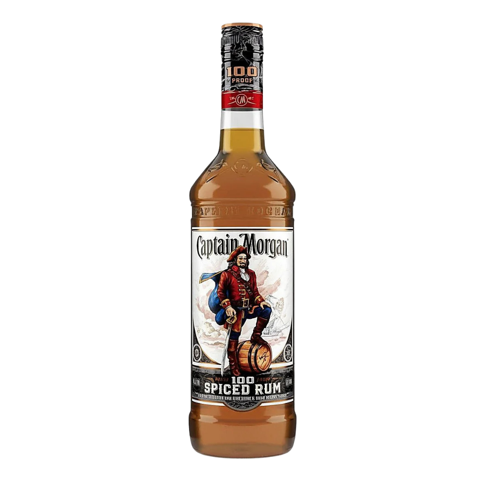 Buy Captain Morgan 100 Proof Spiced Rum - Bottle shipping