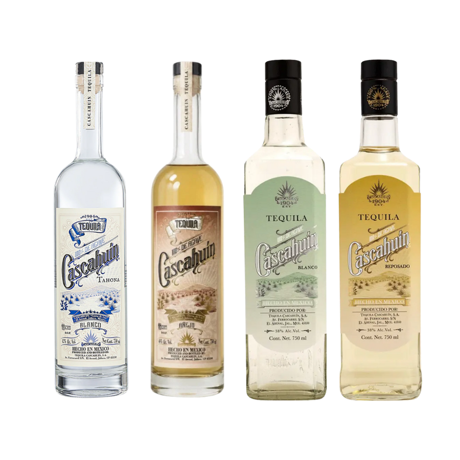 Buy Cascahuin Tahona Blanco, Reposado, Añejo & Blanco Tequila Bundle | Bottle Shipping 