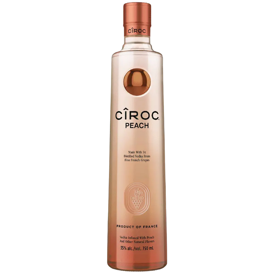 Buy Ciroc Peach Vodka 750ml - Bottle Shipping