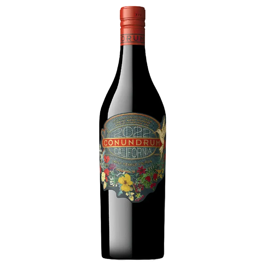 Conundrum Red Label Wine 750 ML California red wine bottle with bold red label