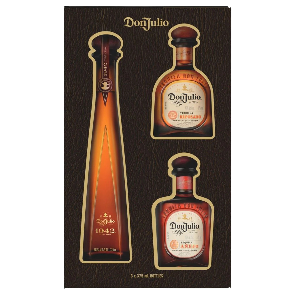 Buy Don Julio Tequila Gift Pack – 1942, Añejo & Reposado (3 x 375 ml) | Bottle Shipping 