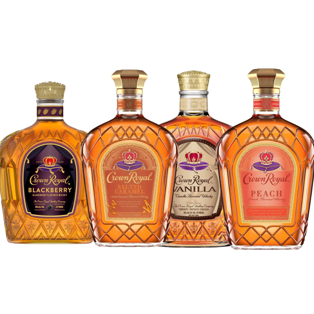 Crown Royal Flavored Whisky Bundle 4x750ml
