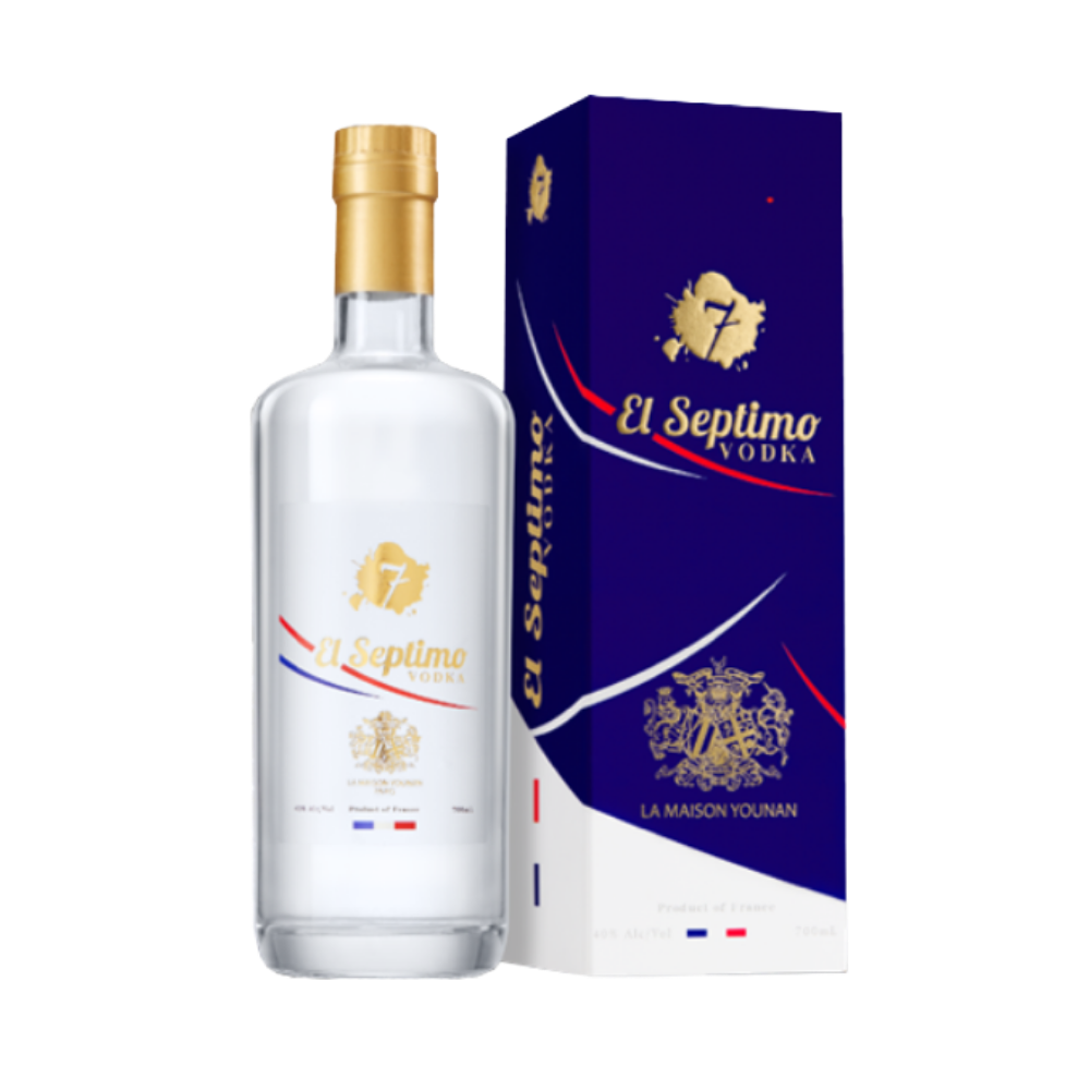 Buy El Septimo Vodka 5x Distilled French Wheat Vodka 750 mL - Bottle Shipping 