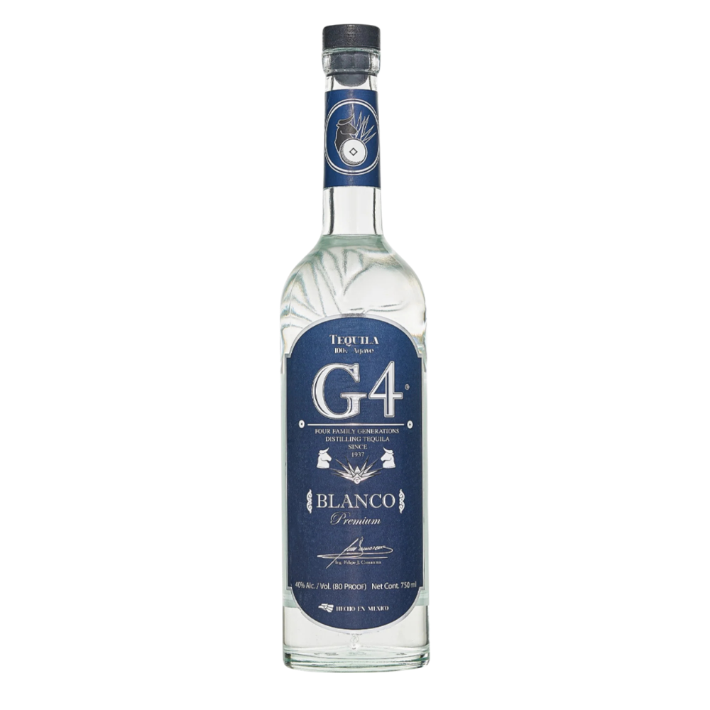 Buy G4 Blanco Tequila 750ml - Bottle Shipping 