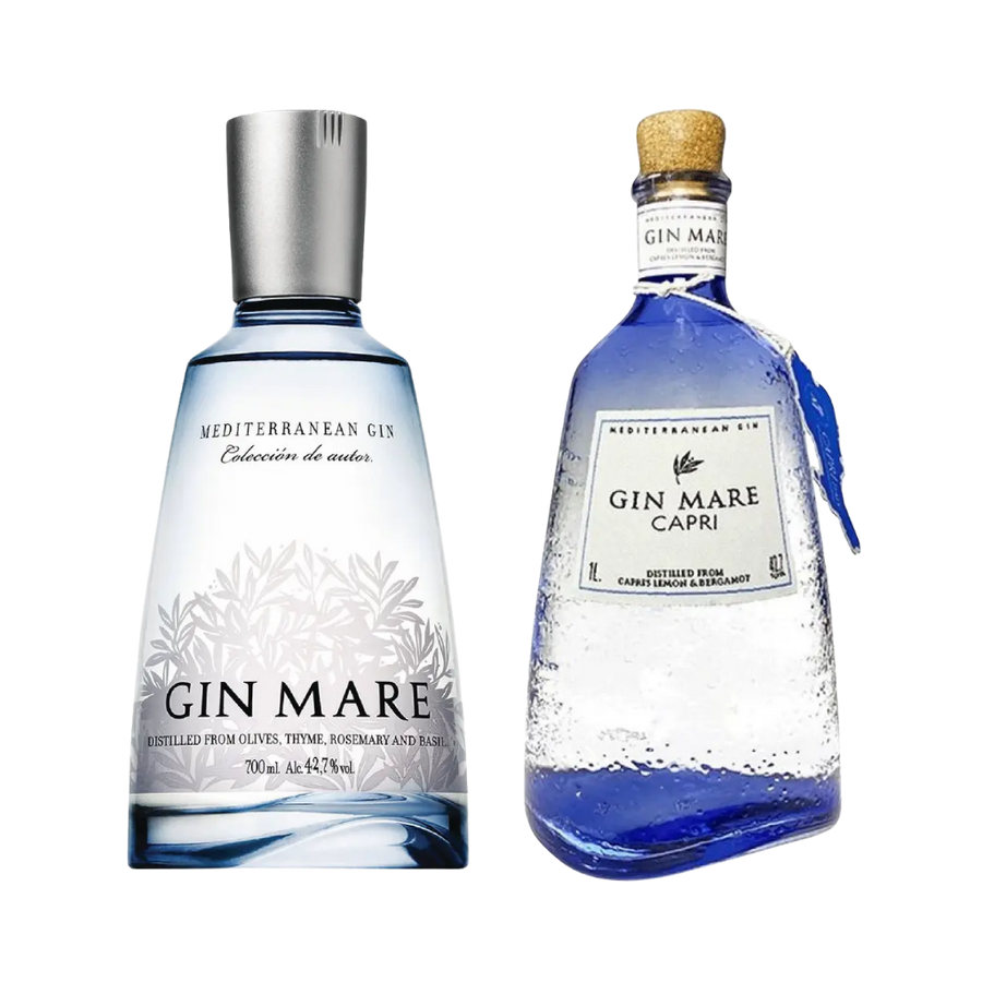 Buy Gin Mare & Capri Mediterranean Gin Bundle 750 mL | Bottle Shipping 