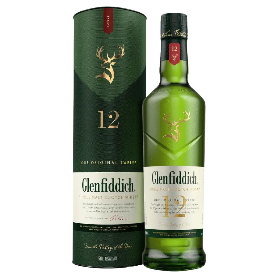 Buy Glenfiddich 12-year-old whisky | bottle Shipping 