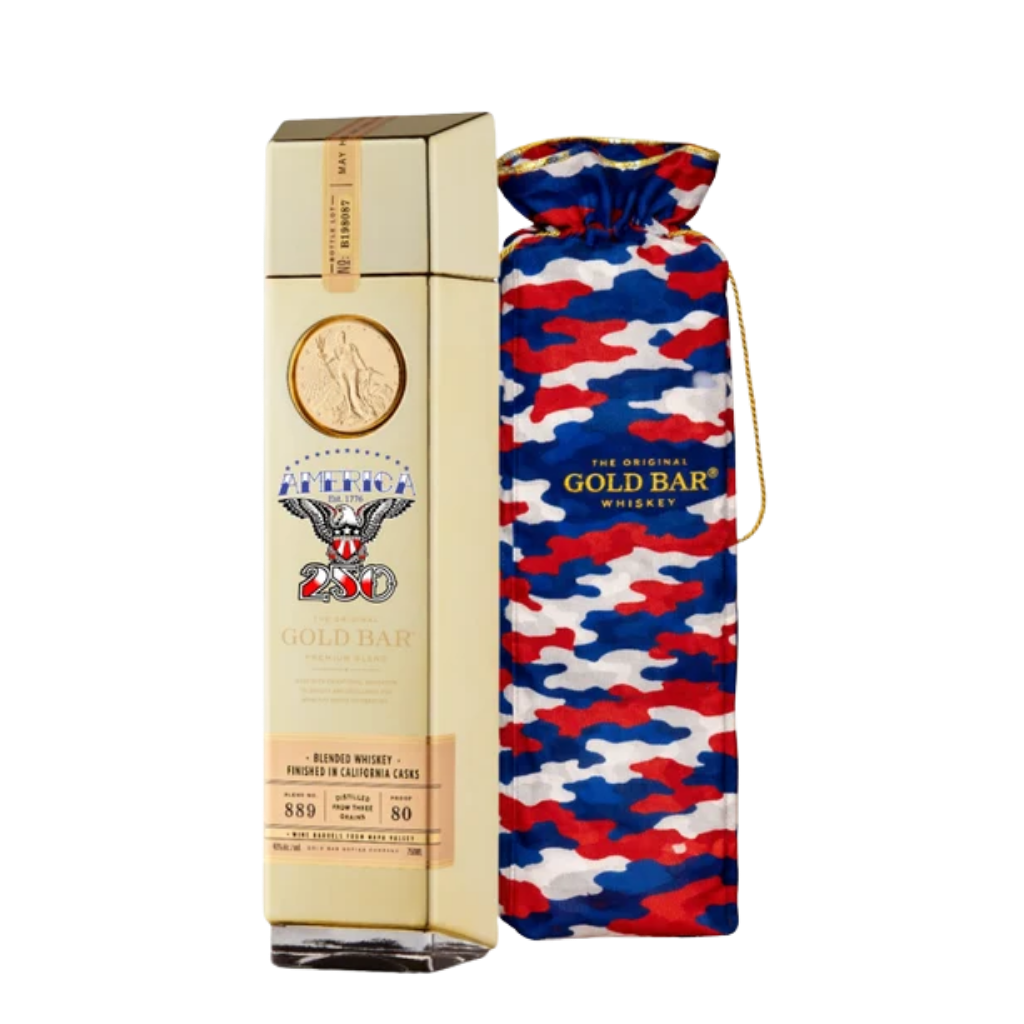 Buy Gold Bar Whiskey America 250 Limited Edition 750 mL | Bottle Shipping 