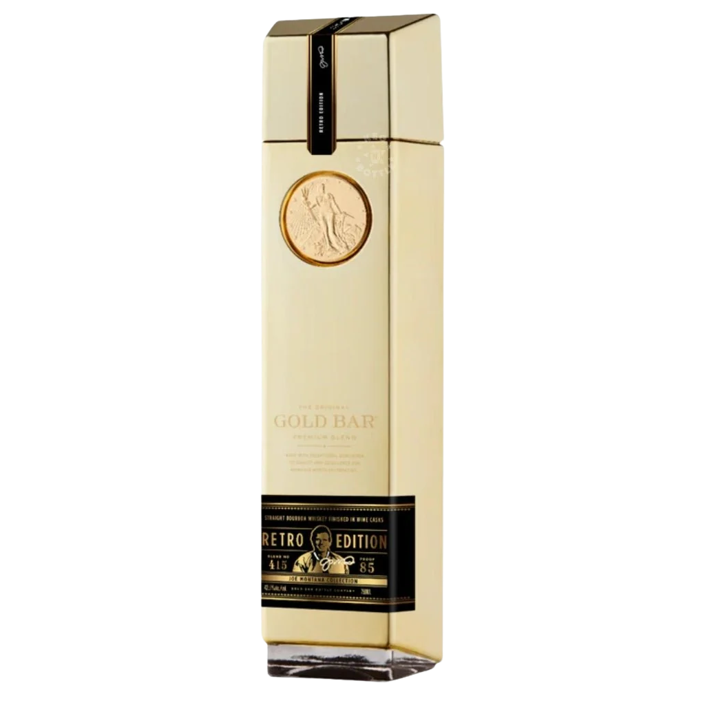 Buy. Gold Bar Whiskey Joe Montana Retro Edition Bourbon 750 mL | Bottle Shipping