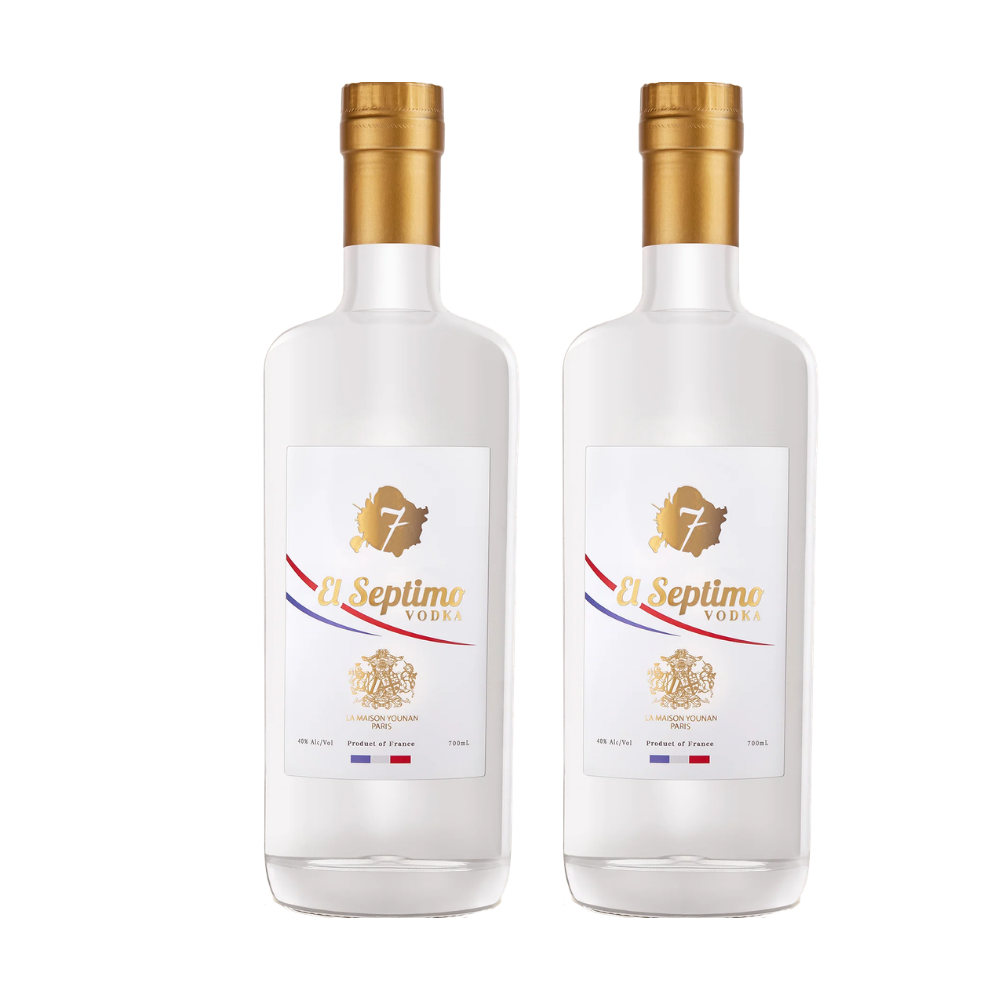 El Septimo Vodka 5x Distilled French Wheat Vodka 750 mL - 2 Bottle Combo