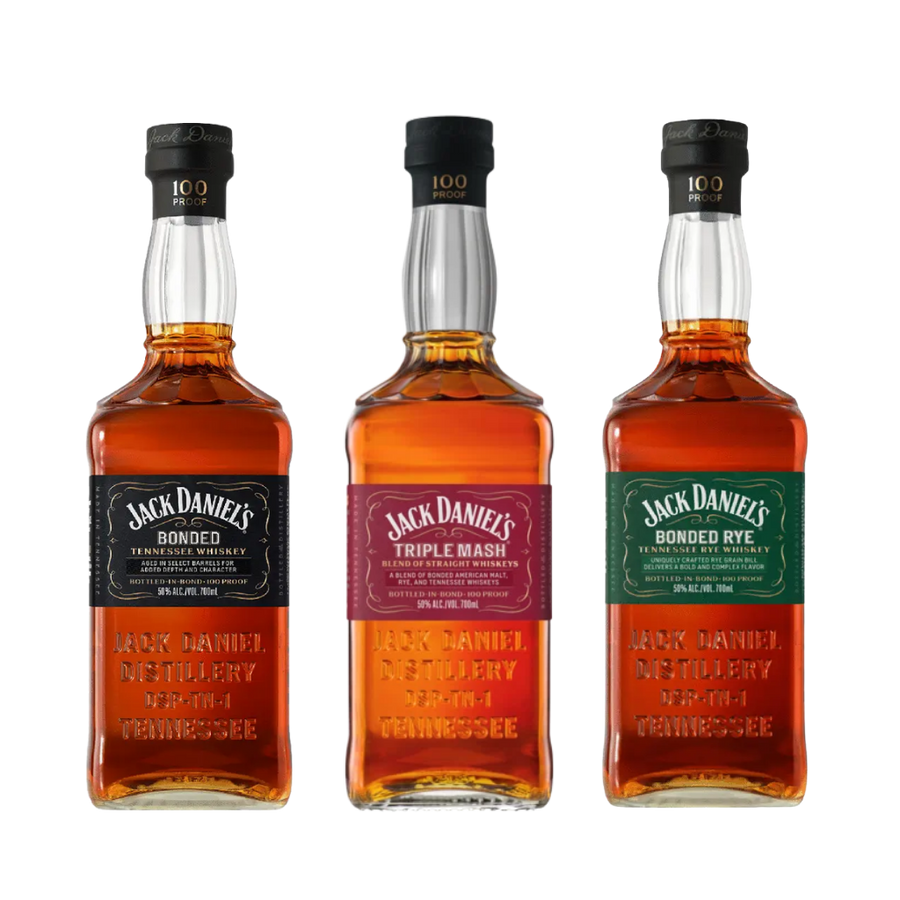 Buy Jack Daniel's Triple Mash & Bonded & Bonded Rye Whiskey Bundle | bottle Shipping 