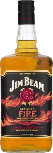 Jim Beam Fire Bourbon Whiskey 1.75 ML