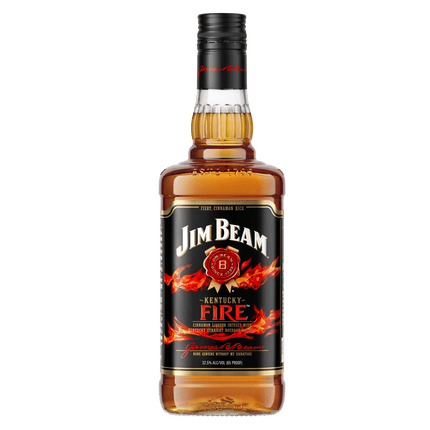 Jim Beam Fire Bourbon Whiskey 750 ML