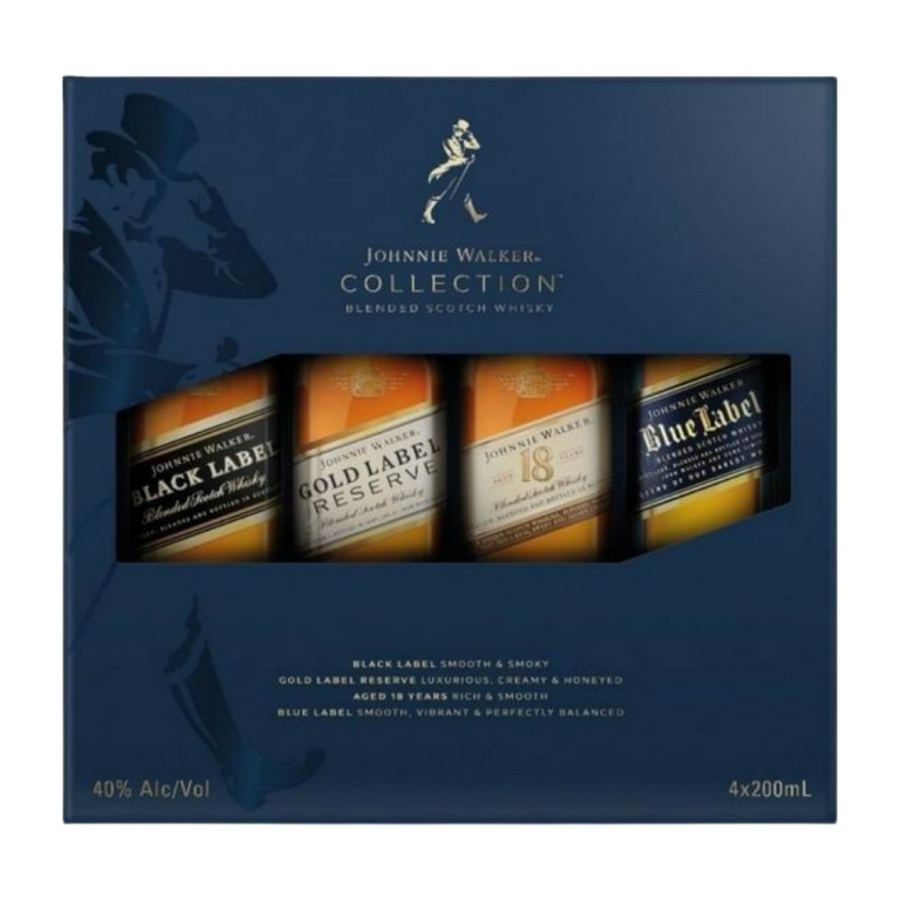 Buy Johnnie Walker The Collection 4 Pack 200 mL | Bottle SHipping 