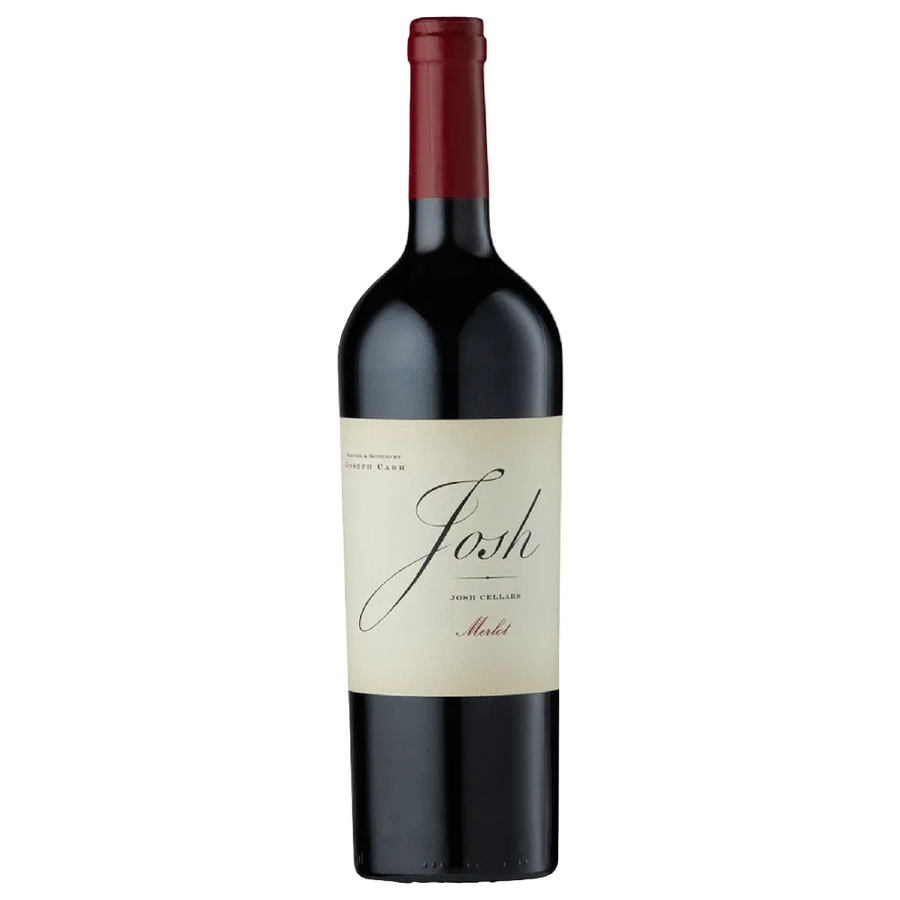 Josh Cellars Merlot 750ml California red wine bottle with cork closure and classic label