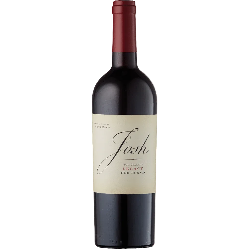 Josh Cellars Red Blend 750ml California red wine bottle with rustic label and cork closure