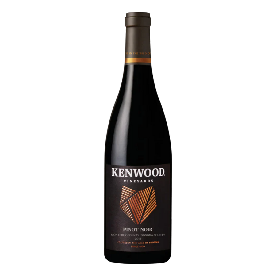 Kenwood Vineyards Pinot Noir 750 ML California red wine bottle with classic Kenwood label