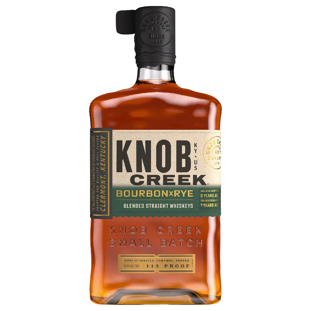 Buy Knob Creek Bourbon X Rye Blended Straight Whiskeys | Bottle Shipping 
