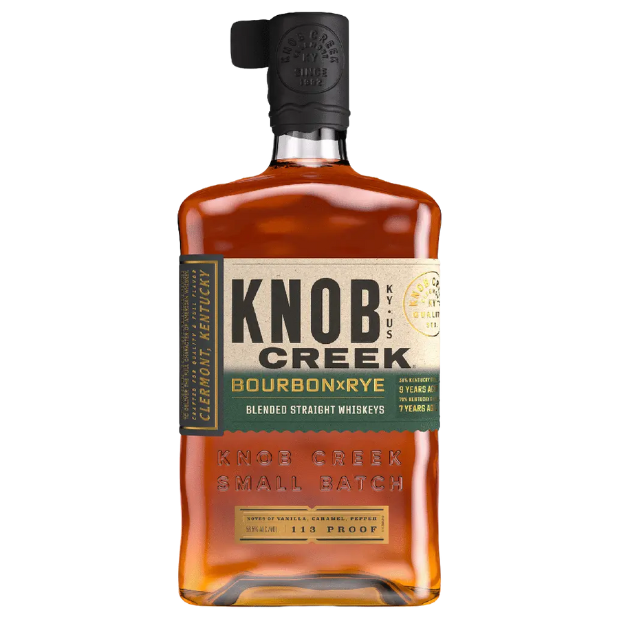 Buy Knob Creek Bourbon X Rye Blended Straight Whiskeys | Bottle Shipping 