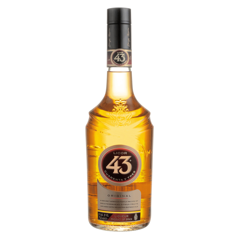 Licor 43 Liqueur 750ml Spanish vanilla citrus liqueur glass bottle golden label