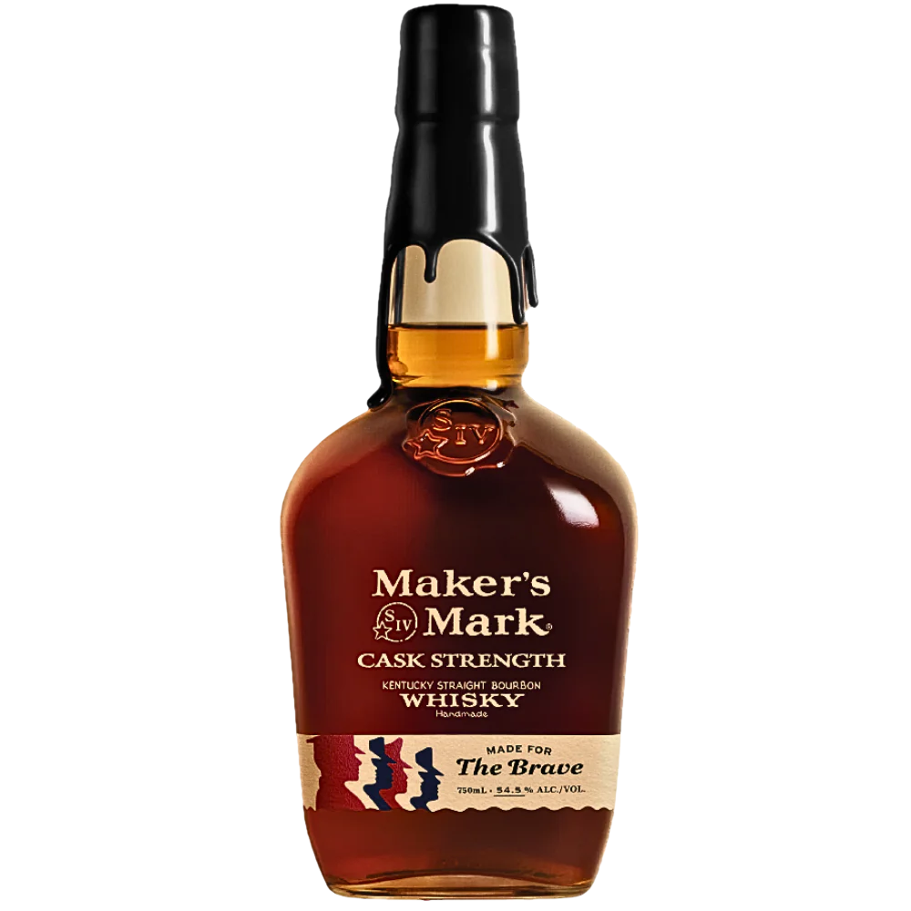 Buy  Maker's Mark Cask Strength Bourbon 'Made For The Brave' Limited Edition 750ml - Bottle Shipping 