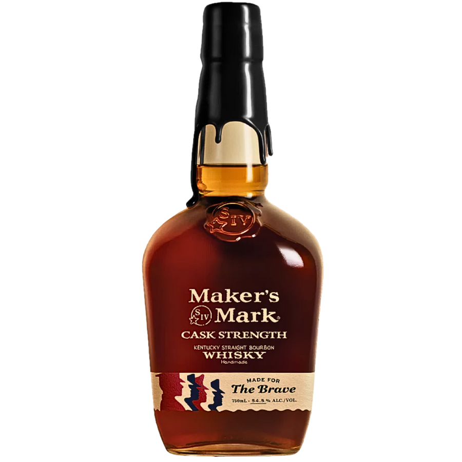 Buy  Maker's Mark Cask Strength Bourbon 'Made For The Brave' Limited Edition 750ml - Bottle Shipping 