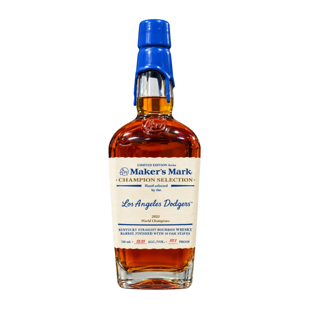 Buy Maker's Mark Champion Selection Los Angeles Dodgers 2025 Limited Release Bourbon 750 mL | bottle Shipping 