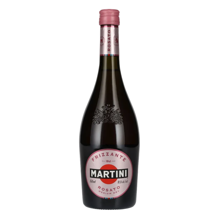 Martini & Rossi Frizzante 750 ML Italian lightly sparkling wine bottle with label displayed