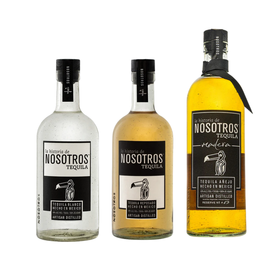Buy Nosotros Blanco, Reposado & Anejo Tequila Bundle 750 mL | Bottle Shipping 