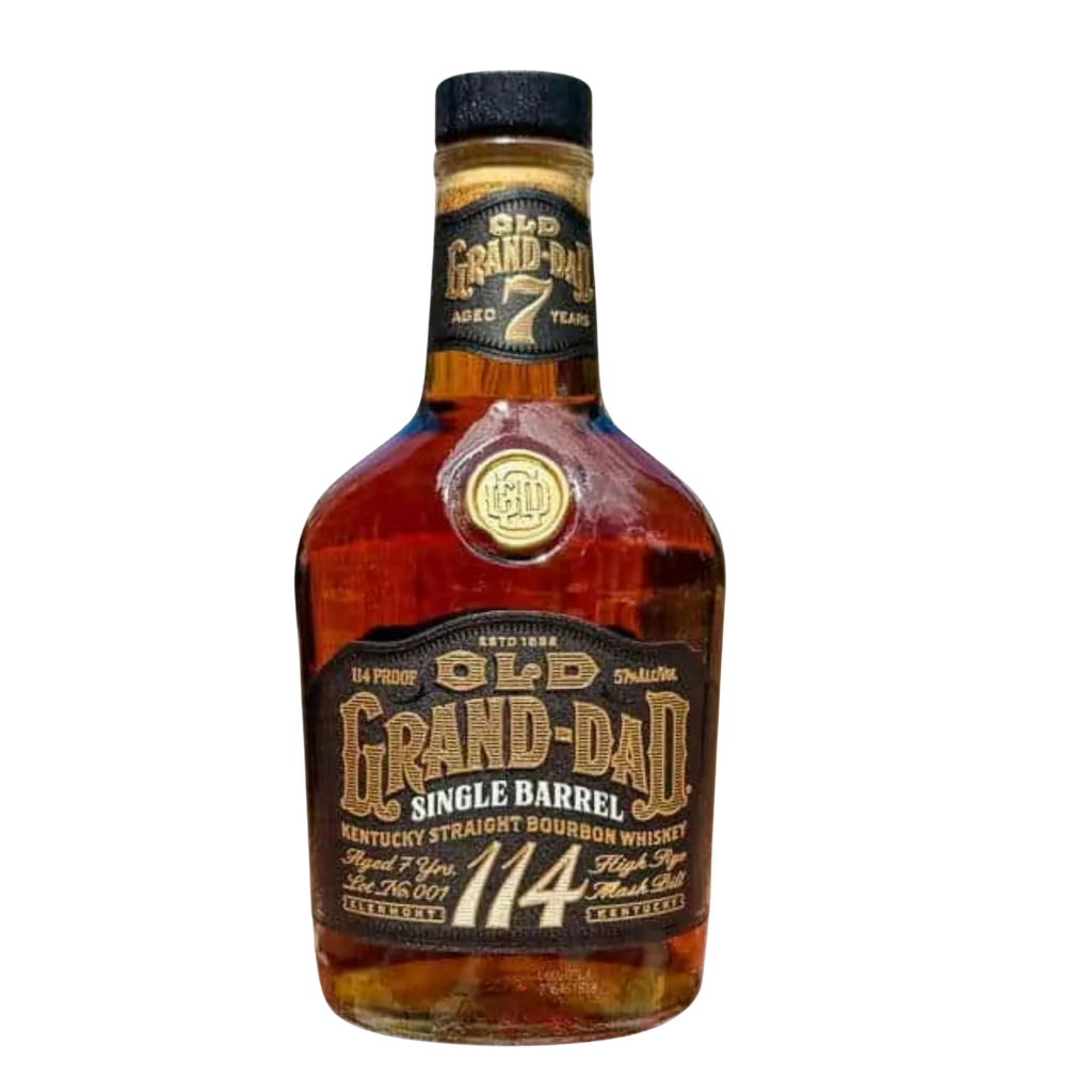 BUY Old Grand-Dad Single Barrel 114 Proof 7 Year Bourbon 750 mL - BOTTLE SHIPPING 