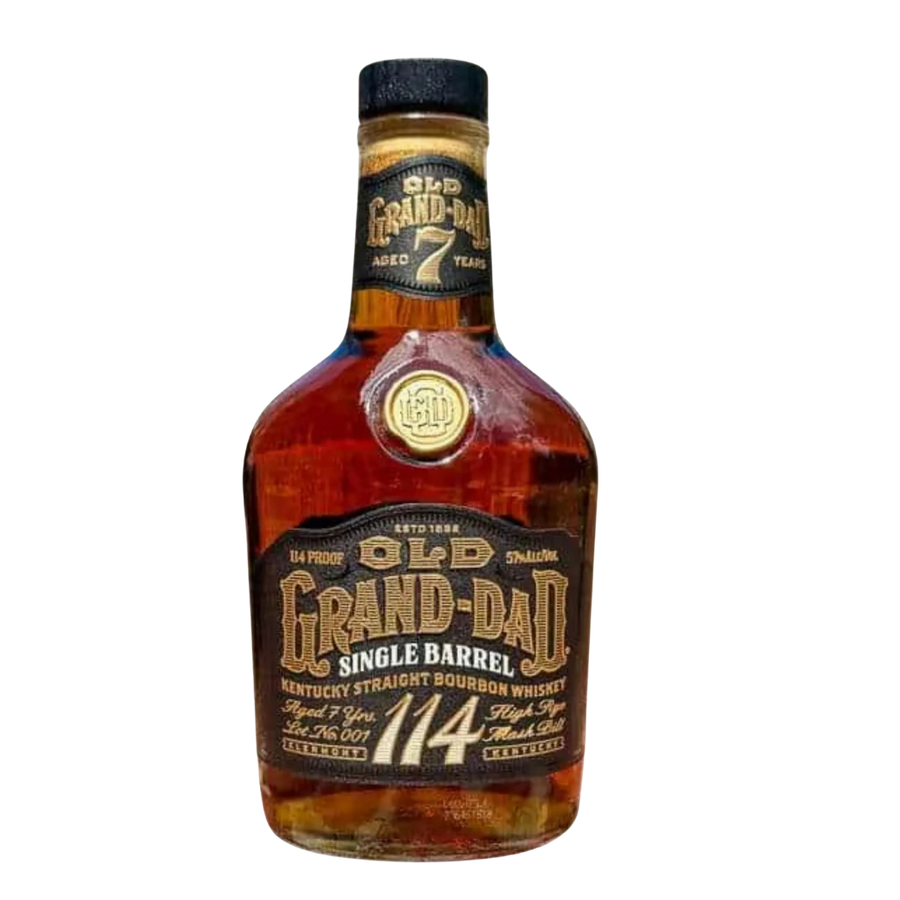 BUY Old Grand-Dad Single Barrel 114 Proof 7 Year Bourbon 750 mL - BOTTLE SHIPPING 