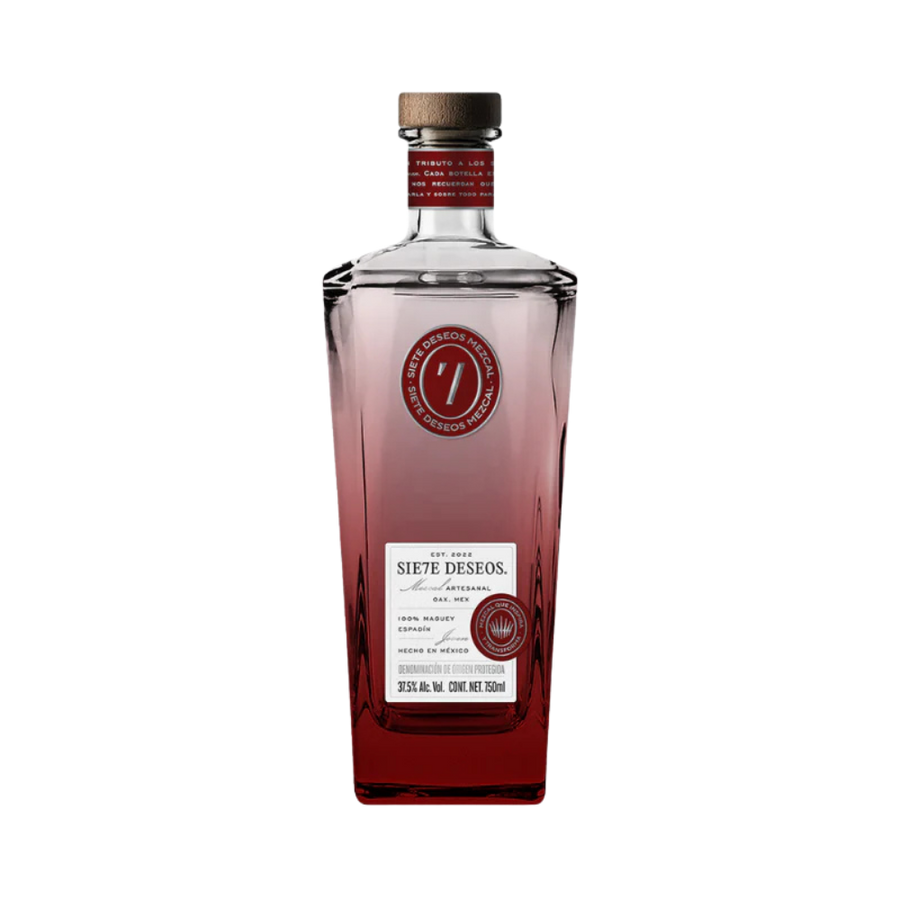 Buy SIE7E DESEOS, 100% Maguey Mezcal Artensenal, Espadin - Bottle Shipping 