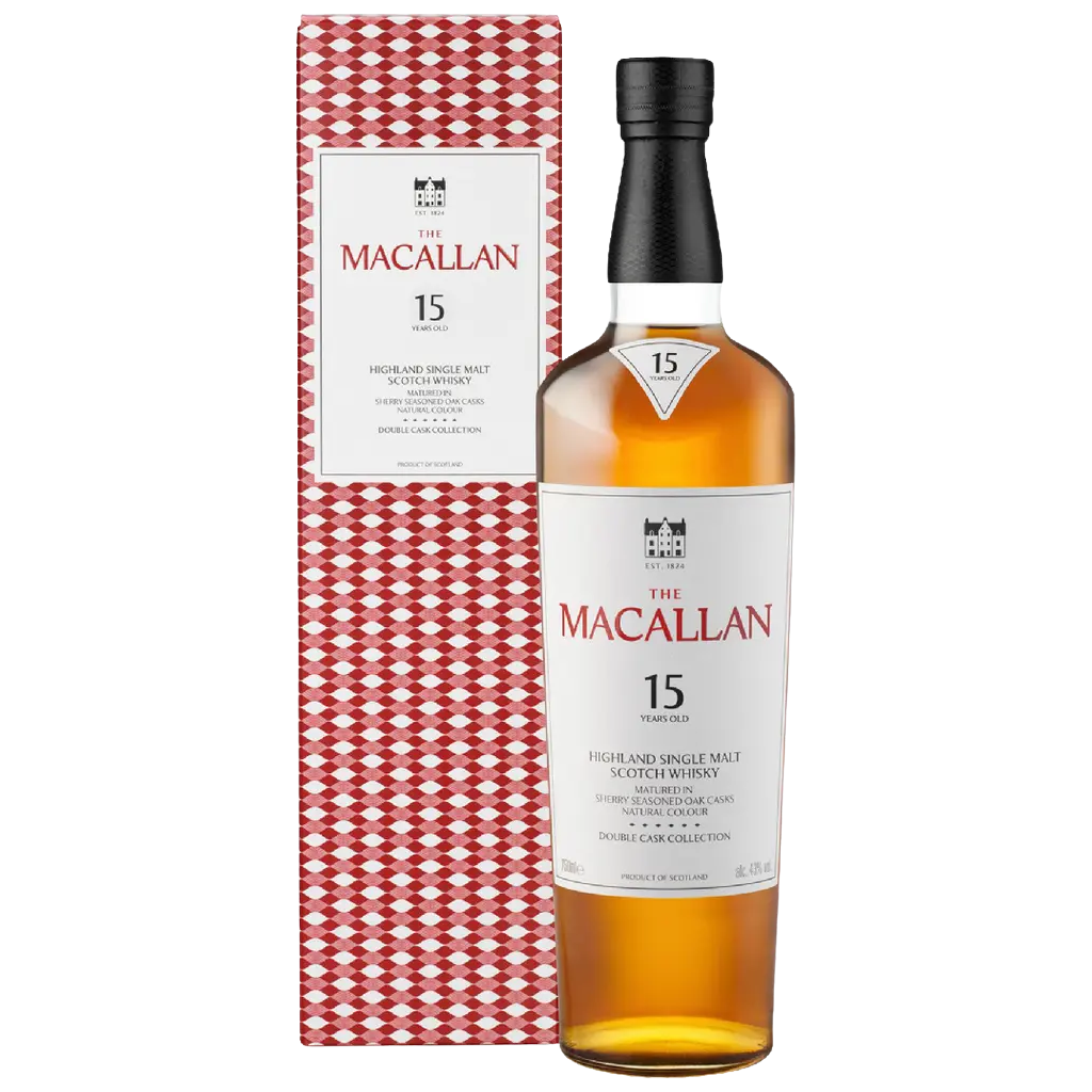 Buy The Macallan 15 Year Double Cask Single Malt Scotch Whisky | Bottle Shipping 