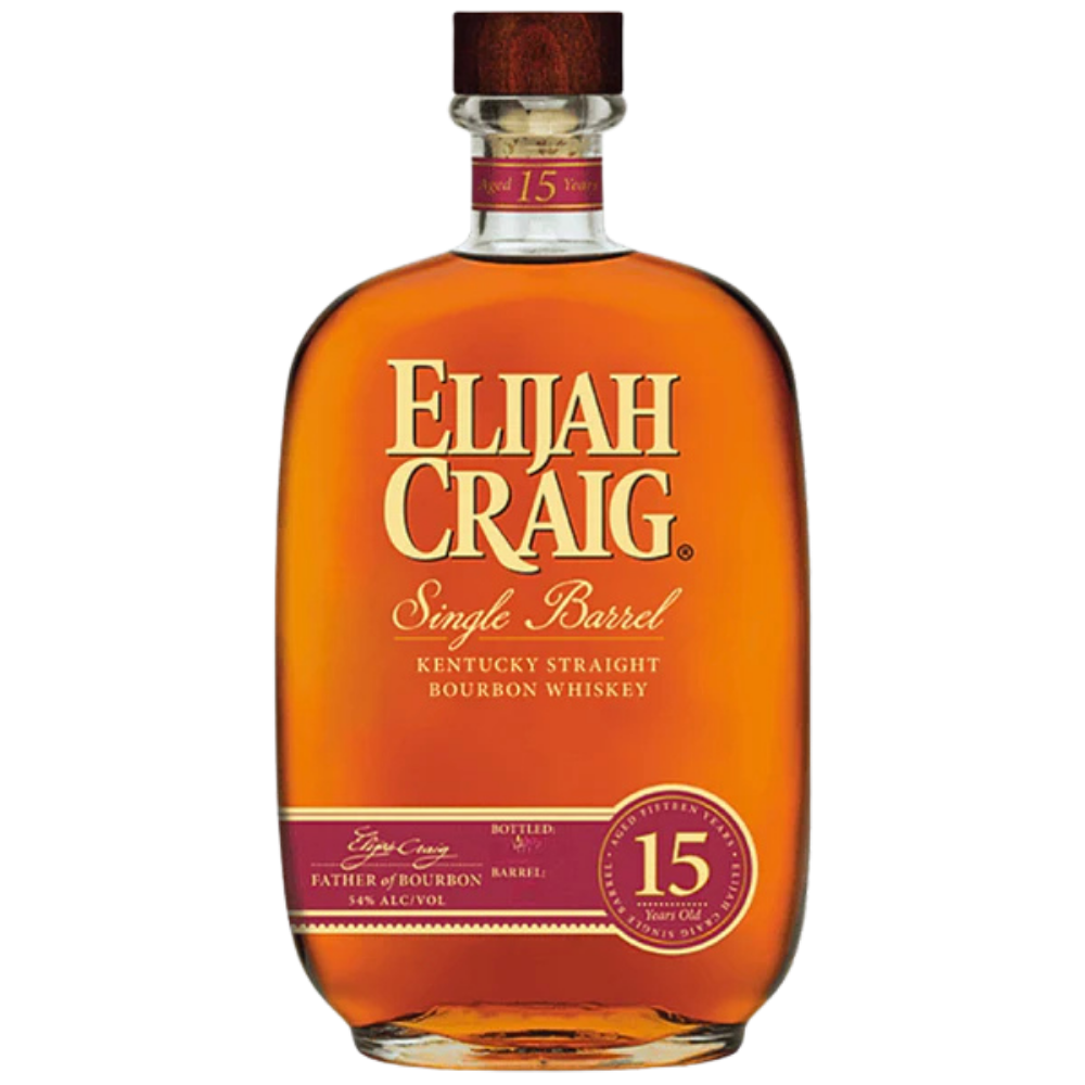 Elijah Craig 15-Year Single Barrel Bourbon 2026 Release 750ml