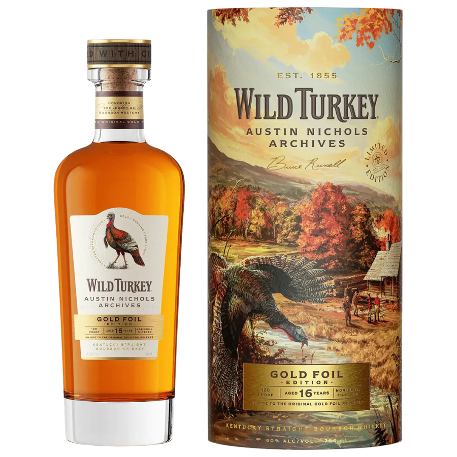 Buy Wild Turkey Austin Nichols 16 Year Old Gold Foil Edition - Bottle SHipping 