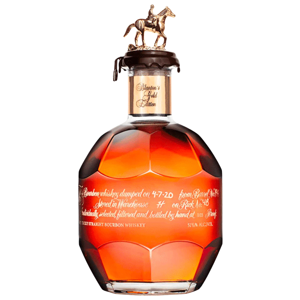 Buy Blanton Gold Label Bourbon Whiskey Bottle Shipping 
