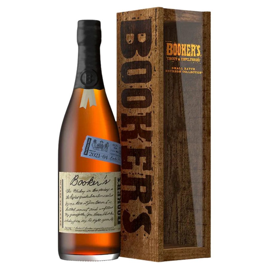 Booker's Strangers Batch Kentucky Straight Bourbon Whiskey 750ml bottle premium small batch barrel proof Kentucky bourbon