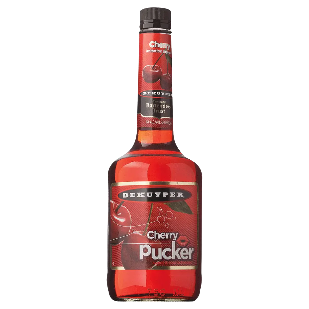 buy DeKuyper Cherry Pucker Cherry Schnapps Liqueur 750ml online bottle shipping liquor 