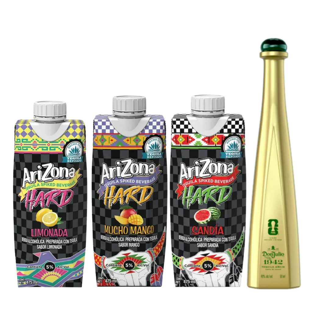 buy Don Julio 1942 Añejo Tequila 50mL FIFA World Cup 2026 Bundle with Arizona Hard 3-Pack
