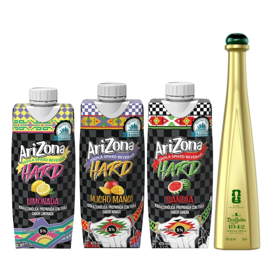 buy Don Julio 1942 Añejo Tequila 50mL FIFA World Cup 2026 Bundle with Arizona Hard 3-Pack