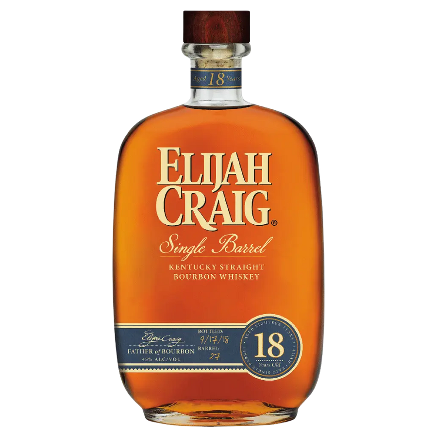 Buy Elijah Craig 18 Year Bourbon Whiskey Bottle Shipping 