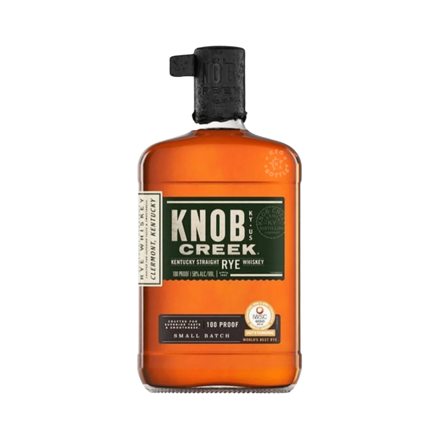 Knob Creek Kentucky Straight Rye Whiskey 375 ML bottle premium small batch Kentucky rye whiskey