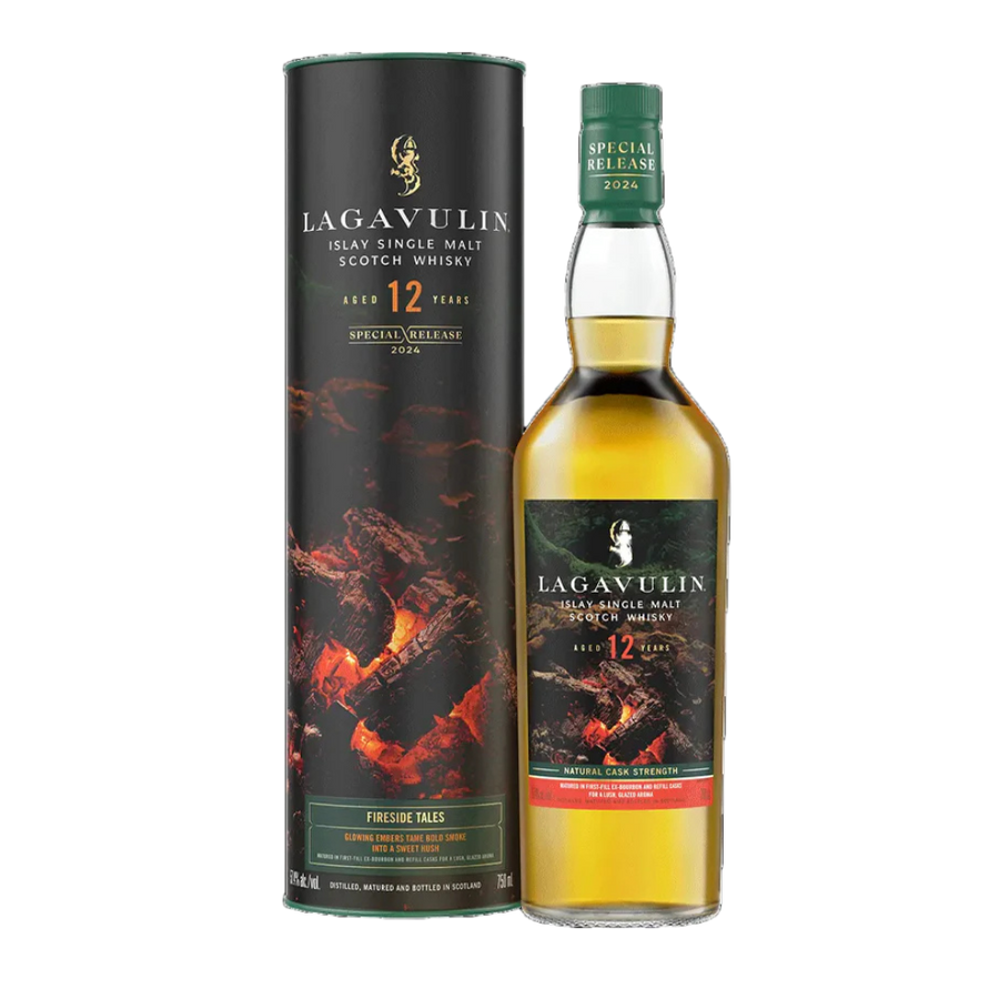 buy Lagavulin Fireside Tales 12 Year Old Scotch Whisky 2024 Release 750ml online bottle shipping liquor 
