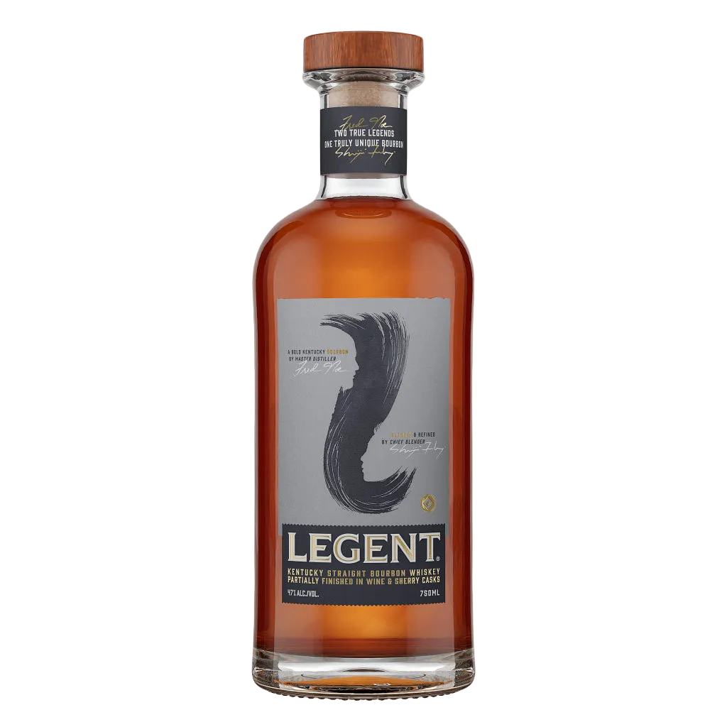 Legent Kentucky Straight Bourbon Whiskey 750 ML premium bourbon bottle with label and amber color liquid