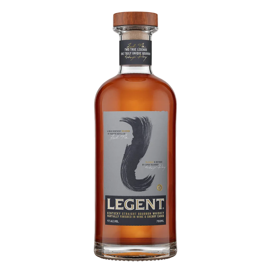 Legent Kentucky Straight Bourbon Whiskey 750 ML premium bourbon bottle with label and amber color liquid